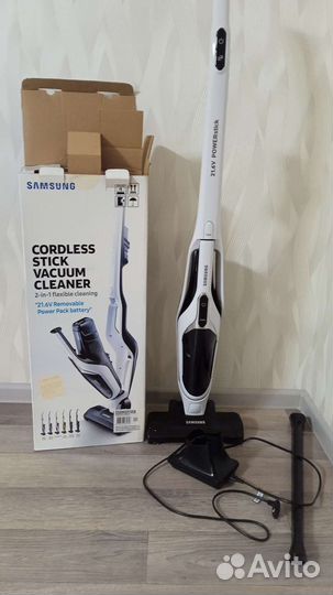 Беспроводной вертикальный пылесос samsung