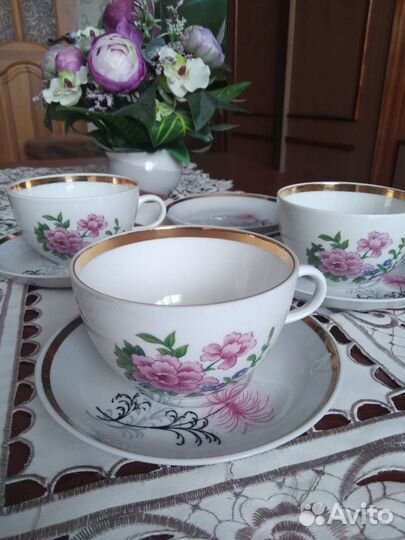 Чашка с блюдцем СССР