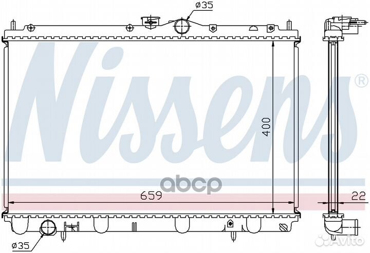 Радиатор системы охлаждения mitsubishi: carisma