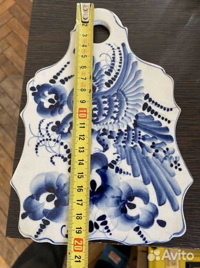 Декоративная доска гжель