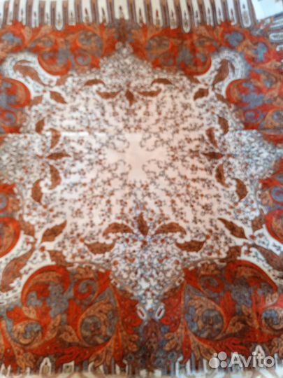 Павловопосадский платок шерсть