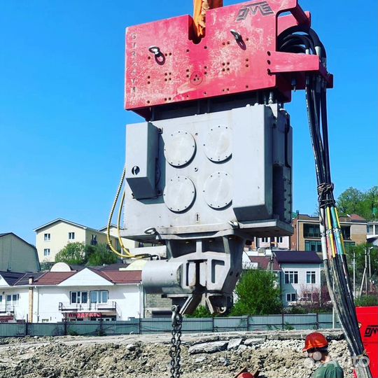 Аренда вибропогружателя/Погружение шпунта