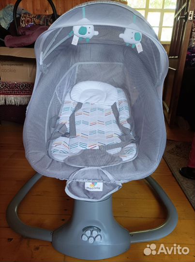 Детские качели шезлонг для новорожденных