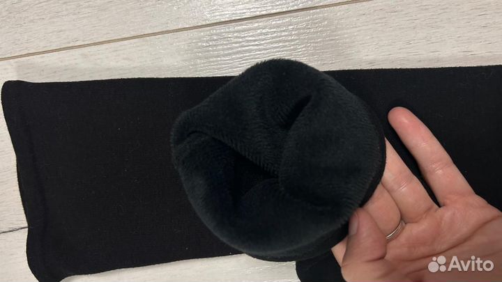 Перчатки тёплые длинные