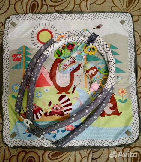 Игровой развивающий коврик-манеж 0+