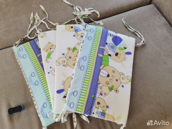 Бортики в детскую кроватку