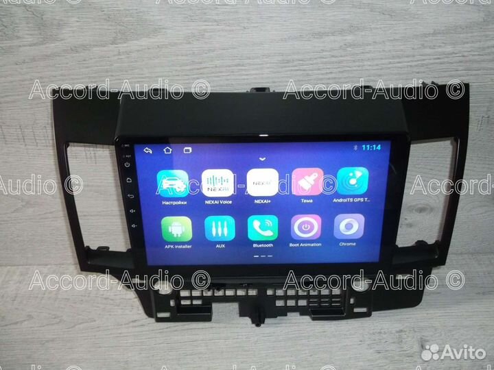 Магнитола на Mitsubishi Lancer X Android GPS WiFi