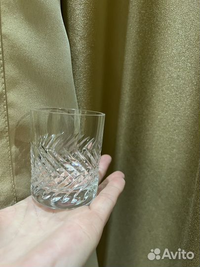 Хрустальные стаканы стопки СССР