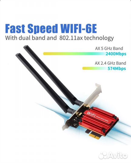 TelDaykemei Сетевая карта PCE-AX210