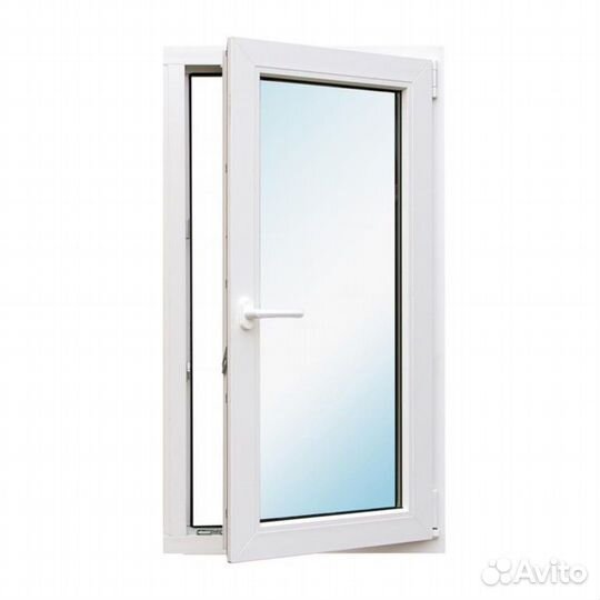 Окно садовое пвх одностворчатое 1100х700