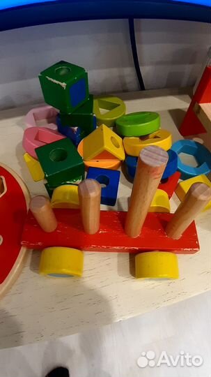 Деревянный сортер фигуры