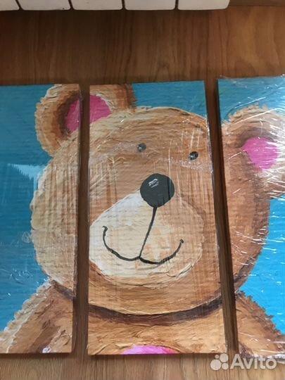 Картина на холсте мишка