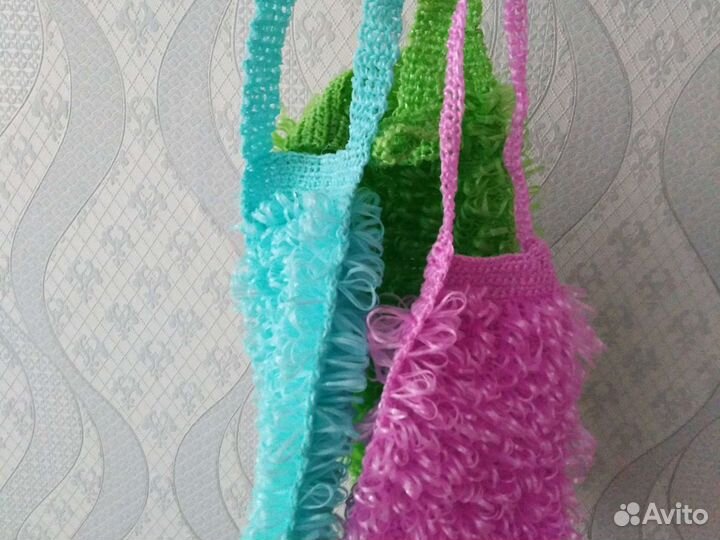 Мочалка ручной работы