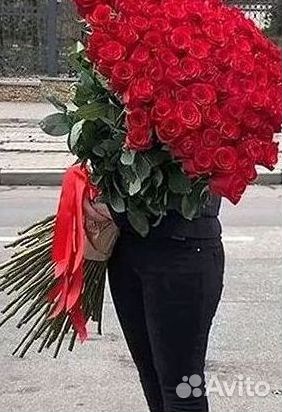 Высокие розы Букеты с доставкой