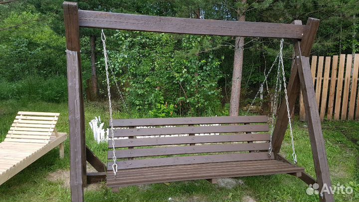 Качели садовые(раскладные до положения лежа)
