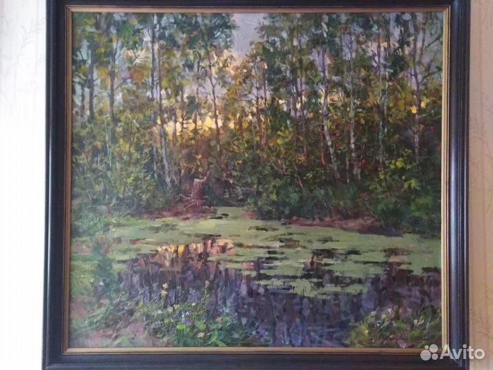 Картина маслом на холсте пейзаж