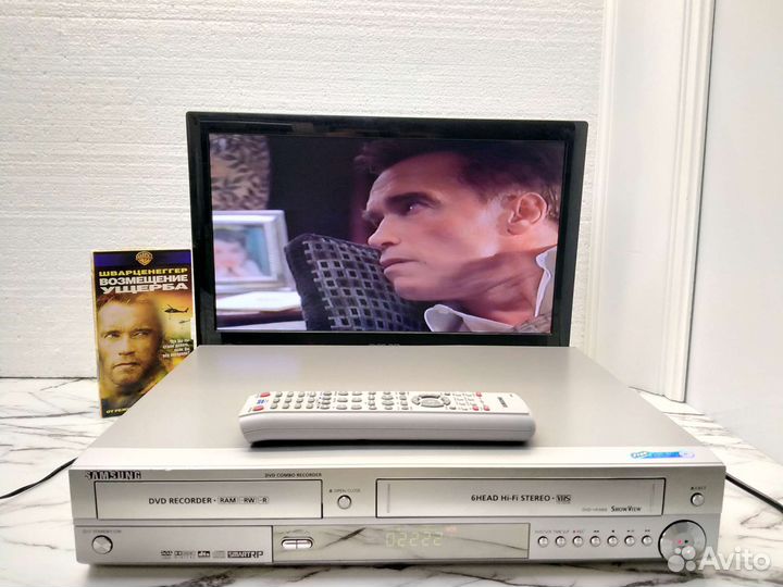 Рекордер DVD+VCR Samsung DVD-VR300E Original Korea