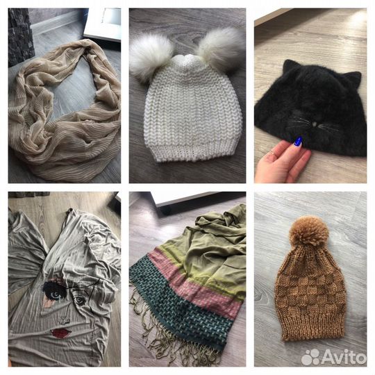 Шапки, палатины, шарфы