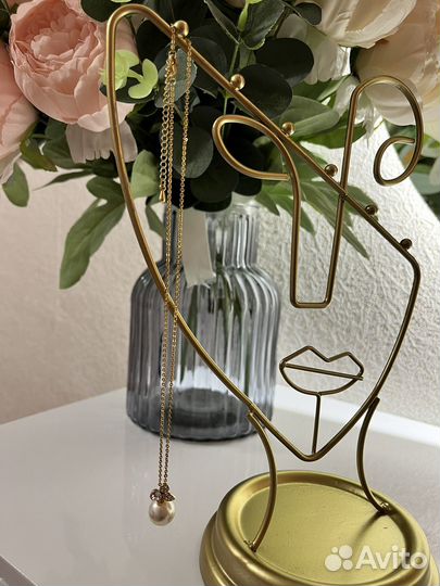 Подвеска бижутерная с жемчугом