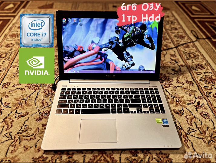 Игровой Ноутбук Asus i7-4510u/1тр/GeForce 840 2гб