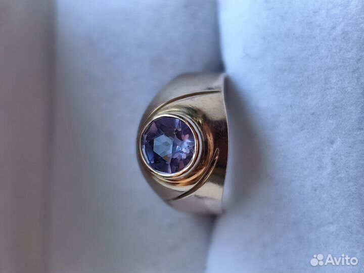 Кольцо с александритом СССР 583