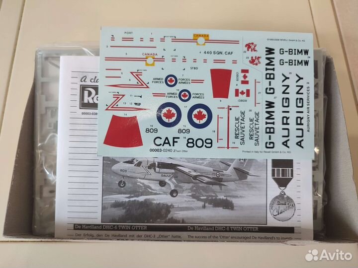 Сборная модель самолета и вертолета Revell 1:72