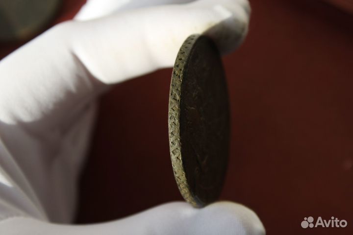 5 Копеек 1763 С.П.М. перечекан Екатерина II в Твер