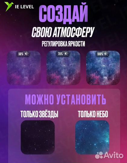 Проектор ночник звездного неба