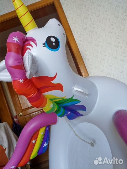 Единорог надувной для плавания большой
