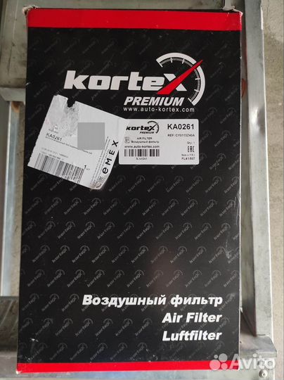 Воздушный фильтр kortex KA0261