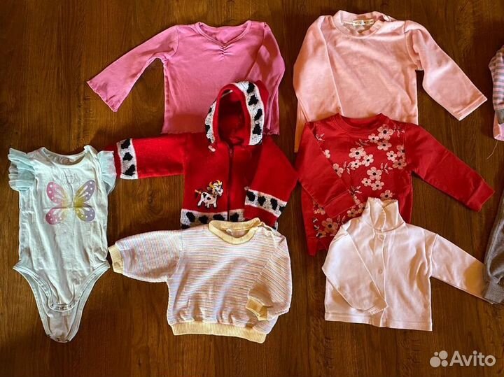 Одежда пакетом для девочки 68 74