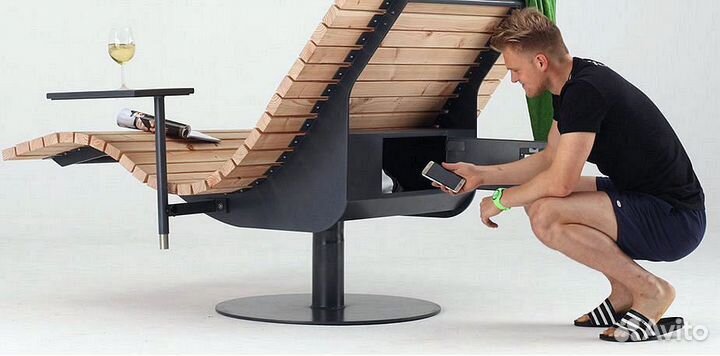 Шезлонг для дачи