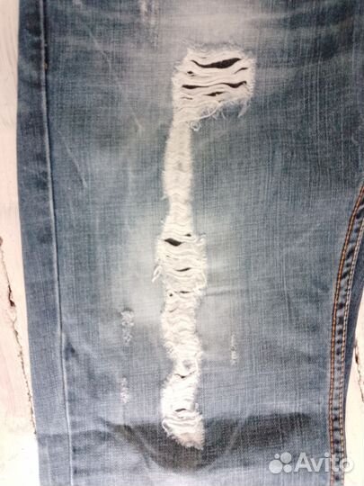 MOD джинсы-дистресс мужские (W32L34)