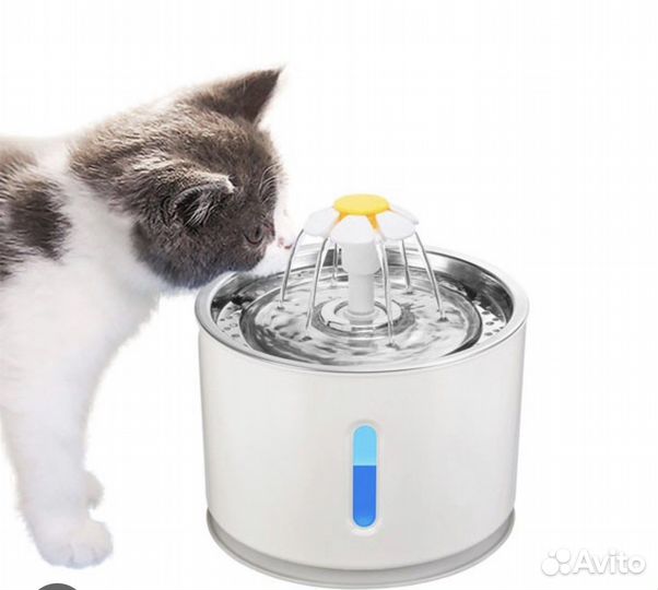 Фонтан поилка для кошек