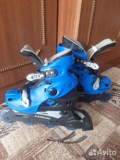 Роликовые коньки детские раздвижные 34-37 размер