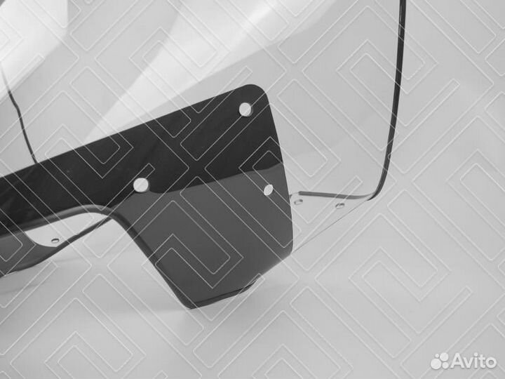 Стекло ветровое для снегохода BRP (68см, 4мм, мпк)