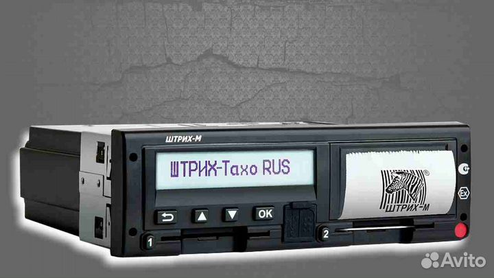 Автомобильный тахограф Штрих М, с скзи