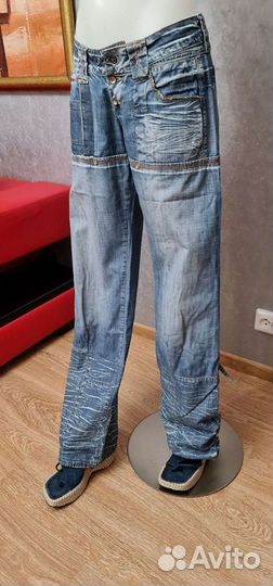 DLF jeanplay, оригинал; джинсы легкие новые 44-46