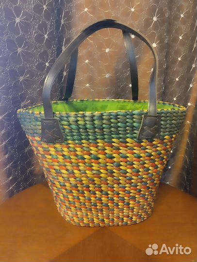 Сумка из ротанга