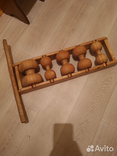 Массажер для спины деревянный