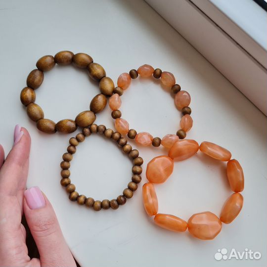 Браслеты, подвеска Кот