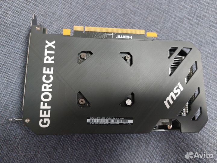 Видеокарта GeForce RTX 4060 ventus 2X black 8G OC