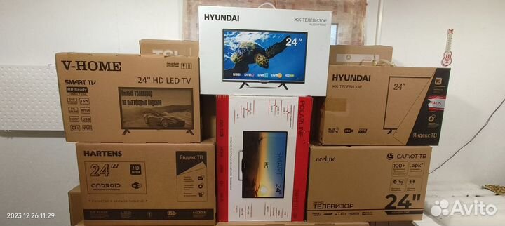 Телевизоры новые 24 (61см) SMART tv