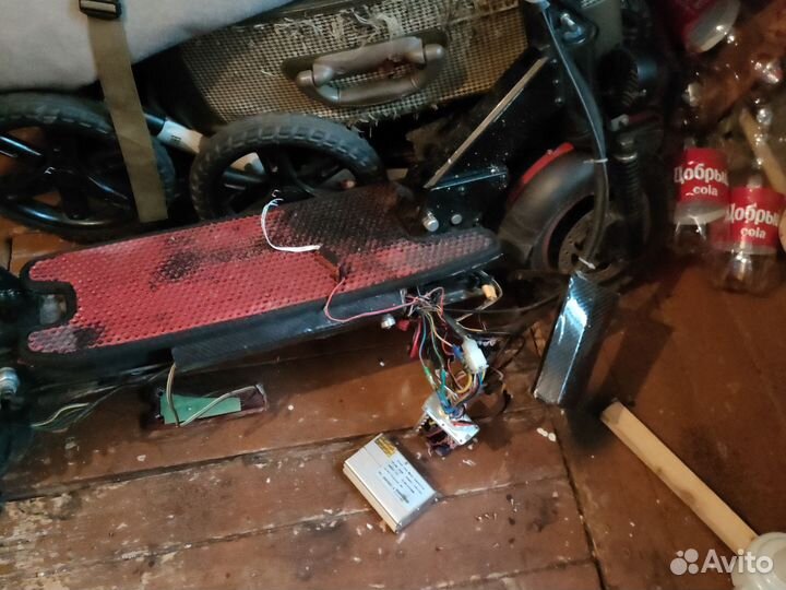 Электросамокат kugoo m4 pro бу на запчасти