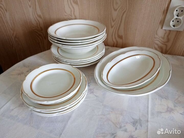 Набор столовой посуды бу