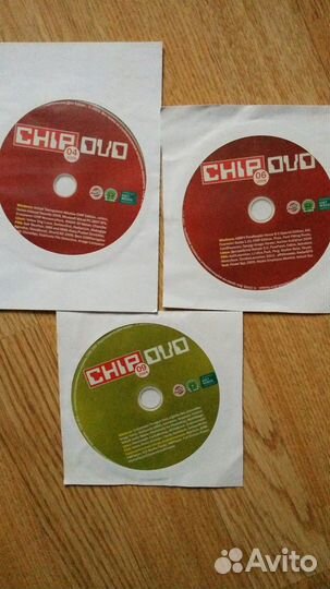 DVD диски-приложения к журналу Chip 2007-2014