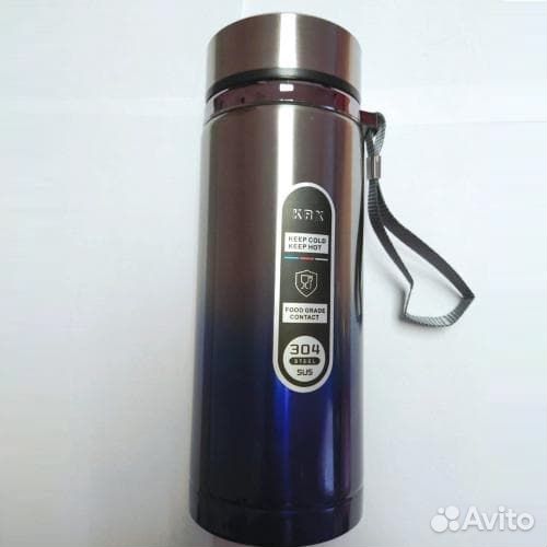 Термос с термометром Pure Healthy Happy 800 мл