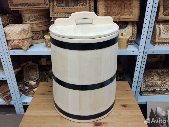 Кадка кедровая для солений 40 литров