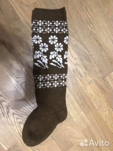 Гольфы женские вязаные (шерсть)