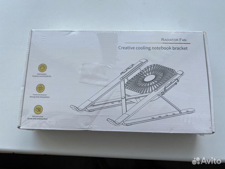 Подставка для ноутбука с вентилятором новая